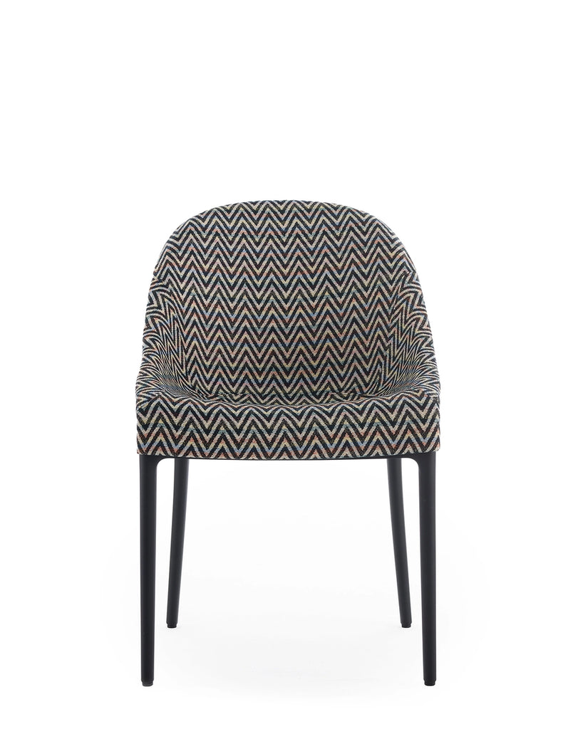 Fauteuil Eleganza Ela Missoni de Philippe Starck - Kartell-Noir-The Woods Gallery
