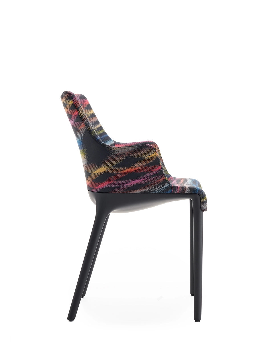 Fauteuil Eleganza Nia Missoni de Philippe Starck - Kartell-Noir-The Woods Gallery