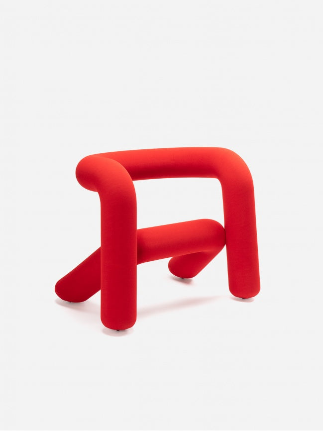 Fauteuil Extra Bold Uni de Big Game - MOUSTACHE-Rouge-The Woods Gallery