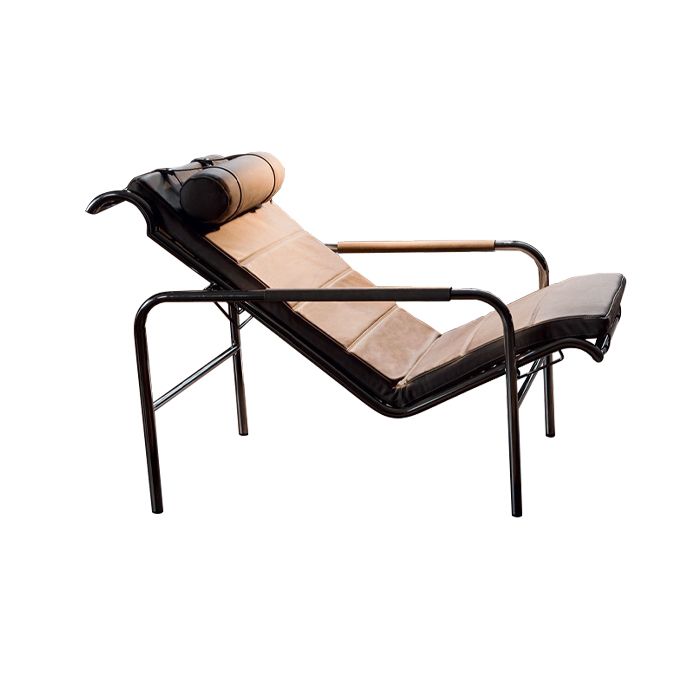 Fauteuil Genni de Gabriele Mucchi - Zanotta-Noir-The Woods Gallery