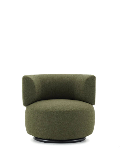 Fauteuil K-Wait tissu bouclé de Rodolfo Dordoni - Kartell-Bordeaux-The Woods Gallery