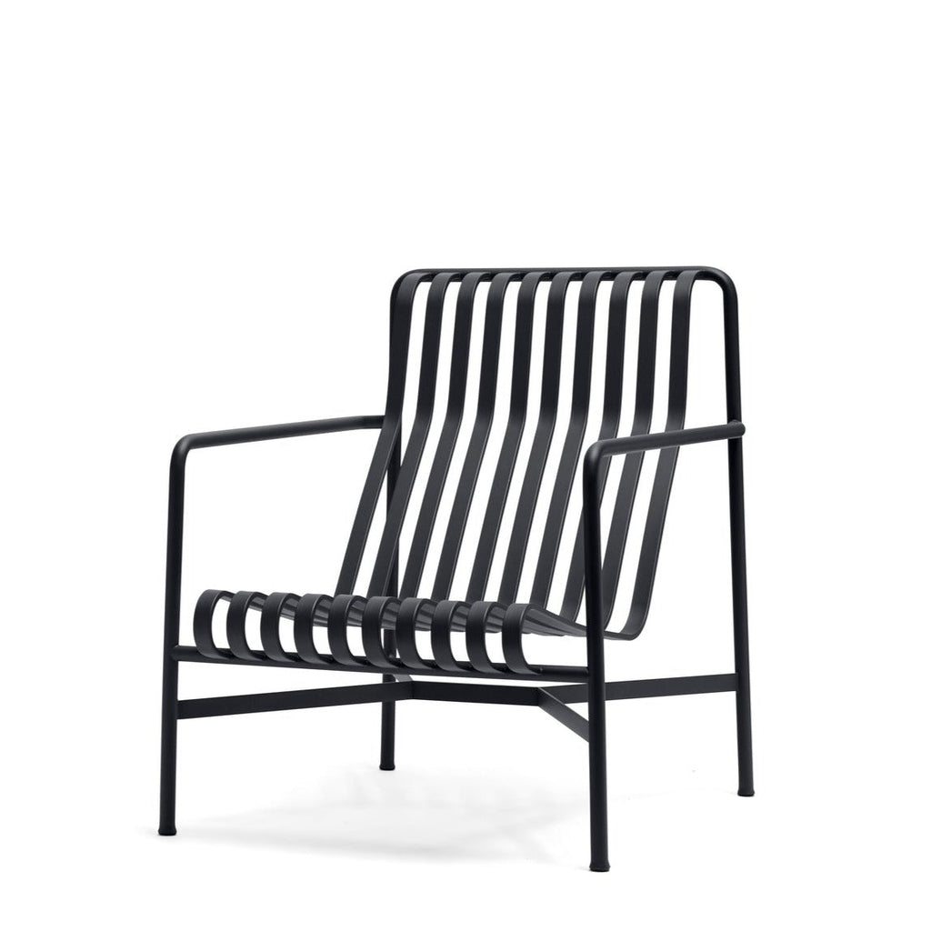 Fauteuil Lounge Palissade High - Hay-Anthracite-The Woods Gallery