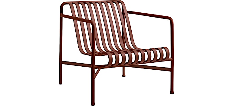 Fauteuil Lounge Palissade low - Hay-Rouge fer-The Woods Gallery