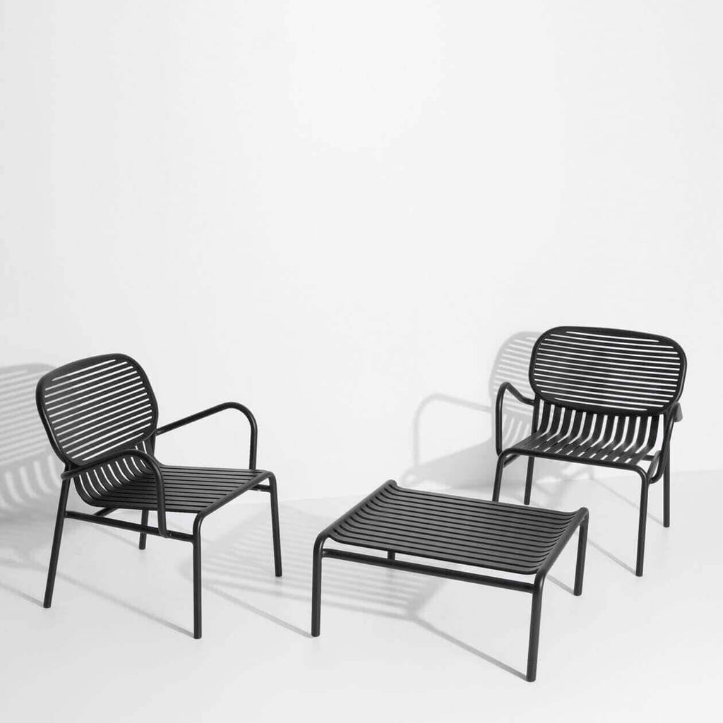 Fauteuil Lounge Week-End - Petite Friture-Noir-The Woods Gallery