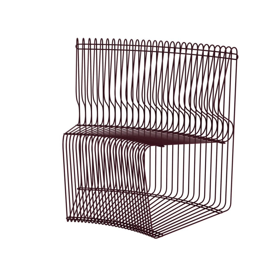 Fauteuil Pantonova Concave par Verner Panton - Montana Furniture-Concave-Métal Chromé-The Woods Gallery