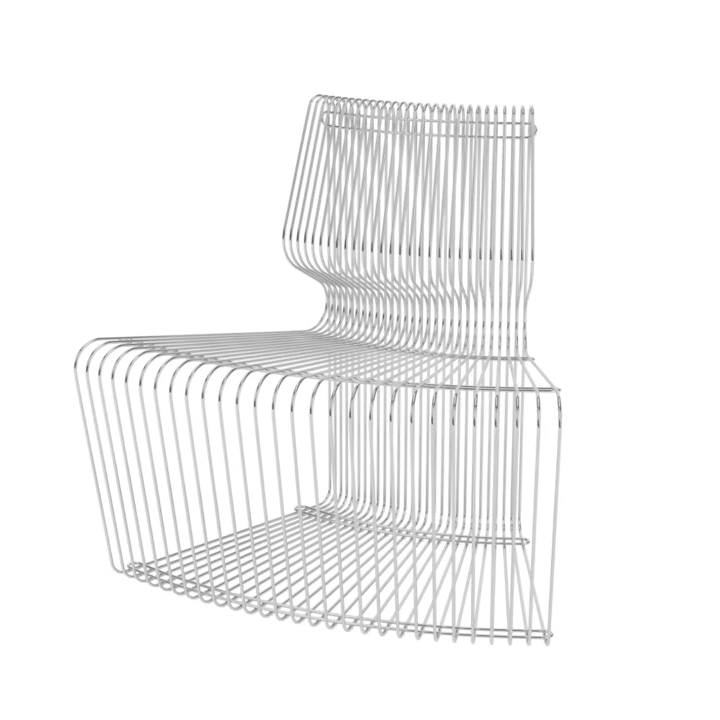 Fauteuil Pantonova Convex par Verner Panton - Montana Furniture-Concave-Métal Chromé-The Woods Gallery