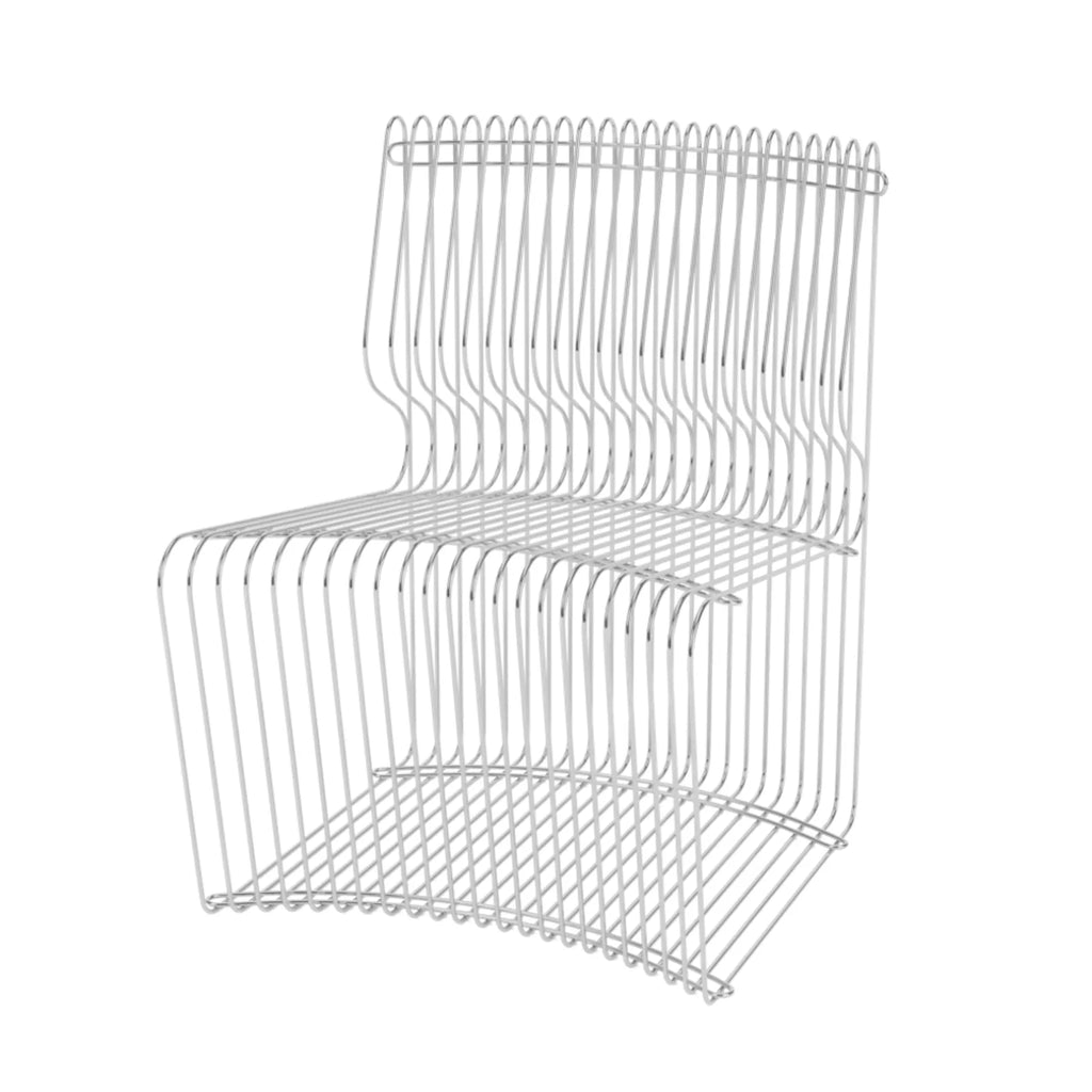 Fauteuil Pantonova Convex par Verner Panton - Montana Furniture-Linear-Métal Chromé-The Woods Gallery