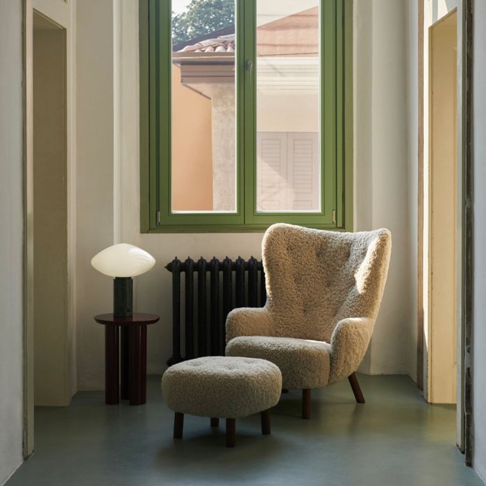 Fauteuil Petra VB3 Lounge chair - &amp;Tradition-Karakorum 003 / Chêne-The Woods Gallery