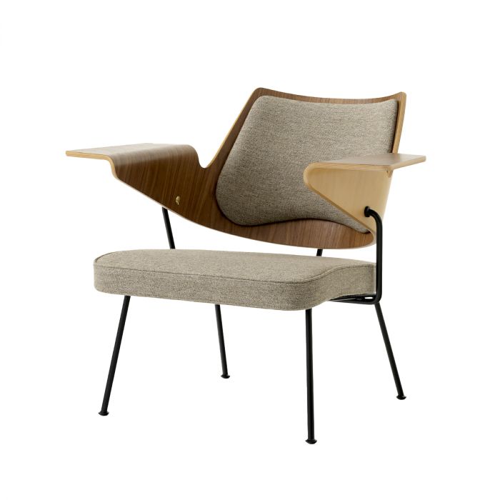 Fauteuil RFH RD8 par Robin DAY - &Tradition-Noyer/Hallingdal 227-The Woods Gallery