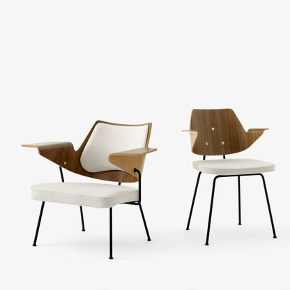 Fauteuil RFH RD8 par Robin Day - &amp;Tradition-Noyer/Hallingdal 227-The Woods Gallery