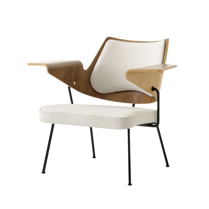 Fauteuil RFH RD8 par Robin Day - &amp;Tradition-Noyer/Hallingdal 103-The Woods Gallery