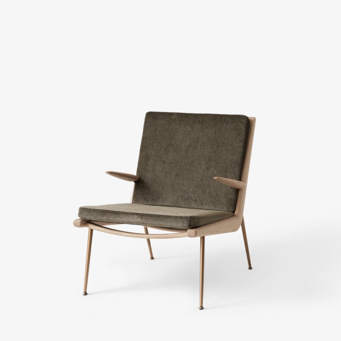 Fauteuil Rembourré Boomerang HM2 de Peter Hvidt, Orla Mølgaard-Nielsen - &amp;Tradition-The Woods Gallery