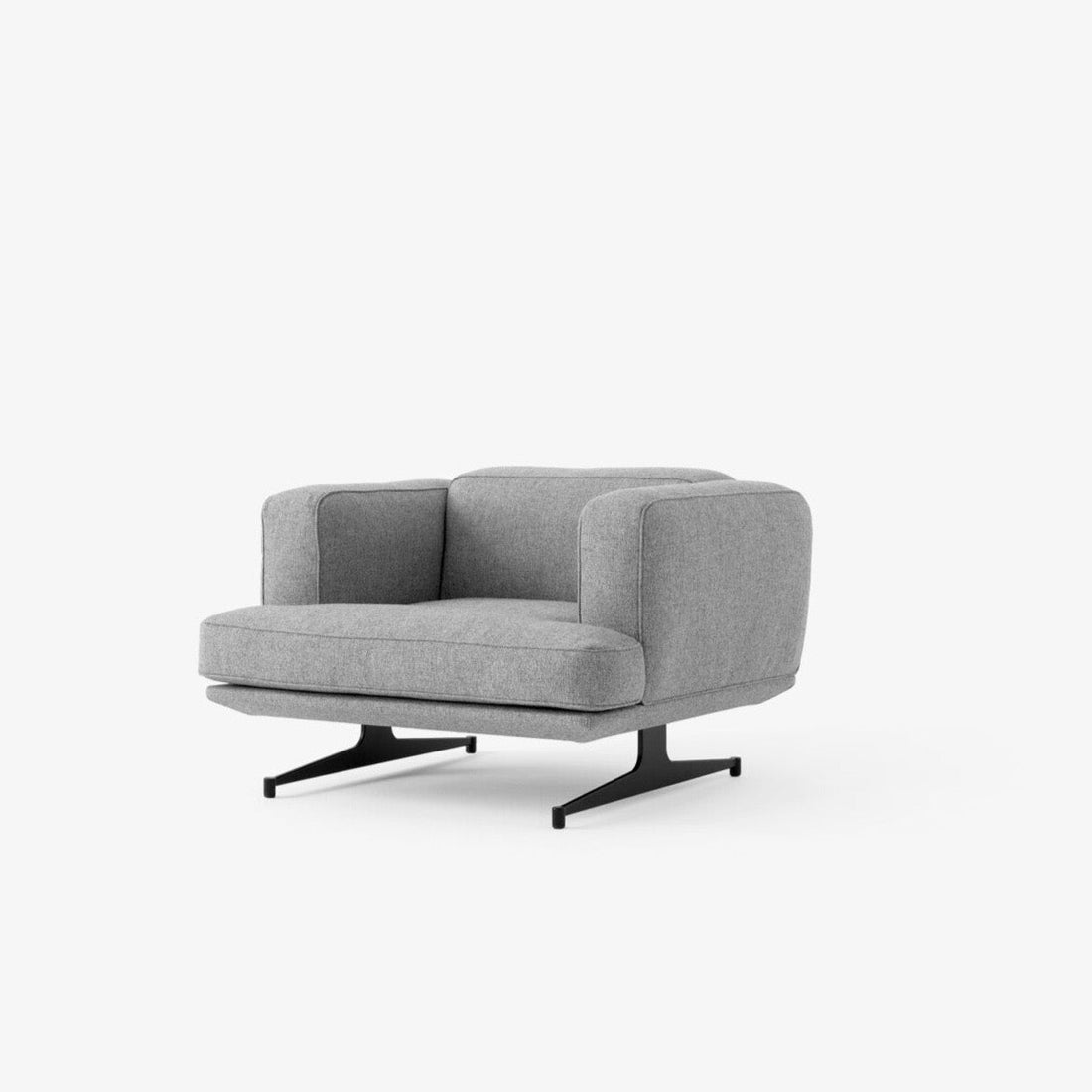 Fauteuil Rembourré Inland AV21 de Anderssen &amp; Voll - &amp;Tradition-Tissu Hallingdal 130-The Woods Gallery