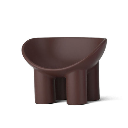 Fauteuil Roly Poly de Faye Toogood - Driade-Marron Peat-The Woods Gallery