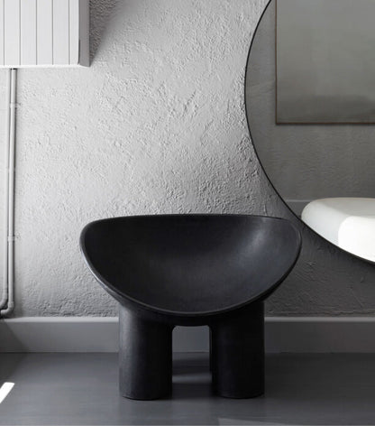 Fauteuil Roly Poly de Faye Toogood - Driade-Rose Flesh-The Woods Gallery