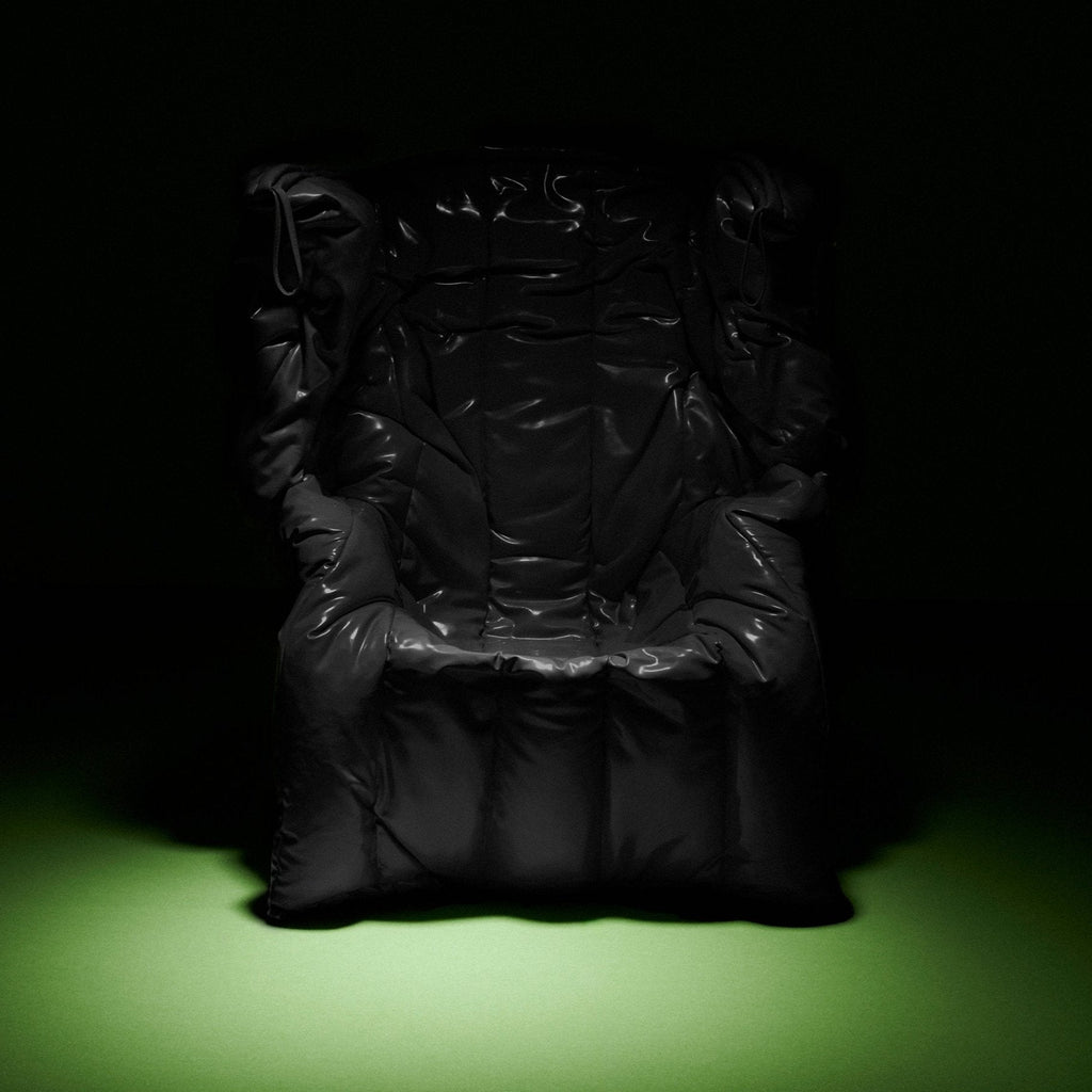 Fauteuil Shadow par Gaetano Pesce - Meritalia-Noir-The Woods Gallery