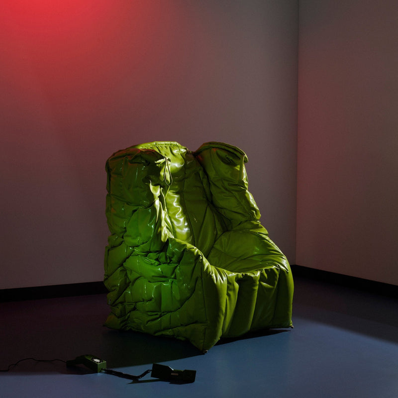 Fauteuil Shadow par Gaetano Pesce - Meritalia-Vert-The Woods Gallery