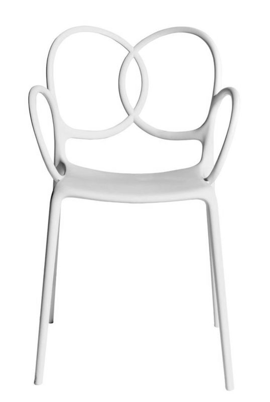 Fauteuil Sissi de Ludovica &amp; Roberto Palomba- Driade-Blanc-The Woods Gallery