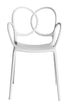 Fauteuil Sissi de Ludovica & Roberto Palomba- Driade-Blanc-The Woods Gallery