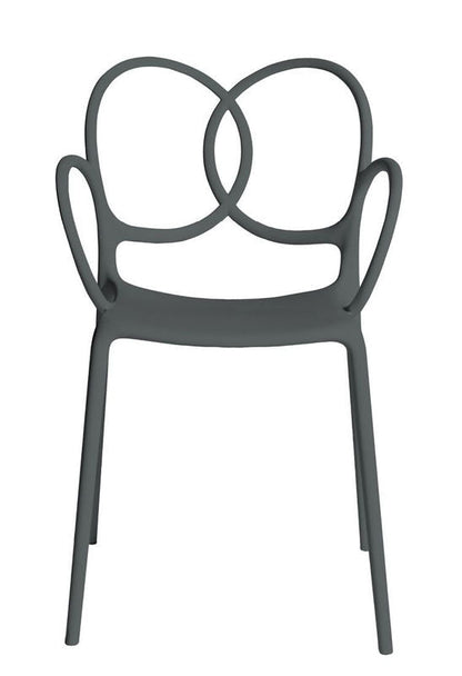 Fauteuil Sissi de Ludovica &amp; Roberto Palomba- Driade-Gris foncé-The Woods Gallery