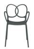 Fauteuil Sissi de Ludovica & Roberto Palomba- Driade-Gris foncé-The Woods Gallery