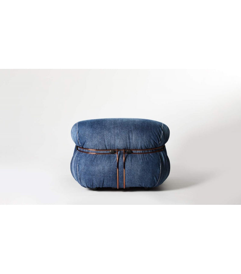 Fauteuil Soriana Denim par Afra &amp; Tobia Scarpa - Cassina-The Woods Gallery