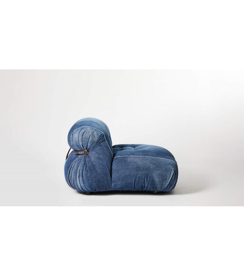 Fauteuil Soriana Denim par Afra & Tobia Scarpa - Cassina-The Woods Gallery