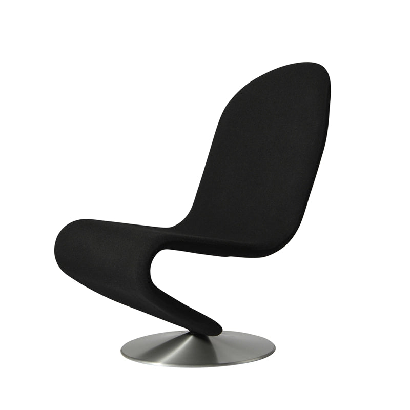 Fauteuil System 1-2-3 Lounge Standard - Verner Panton, 1973-Hallingdal Noir-The Woods Gallery