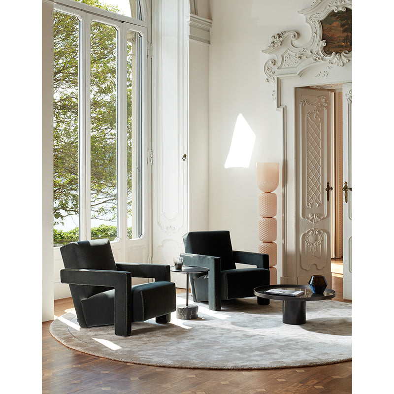 Fauteuil Utrecht de Gerrit Thomas Rietveld - Cassina-Rouge-The Woods Gallery