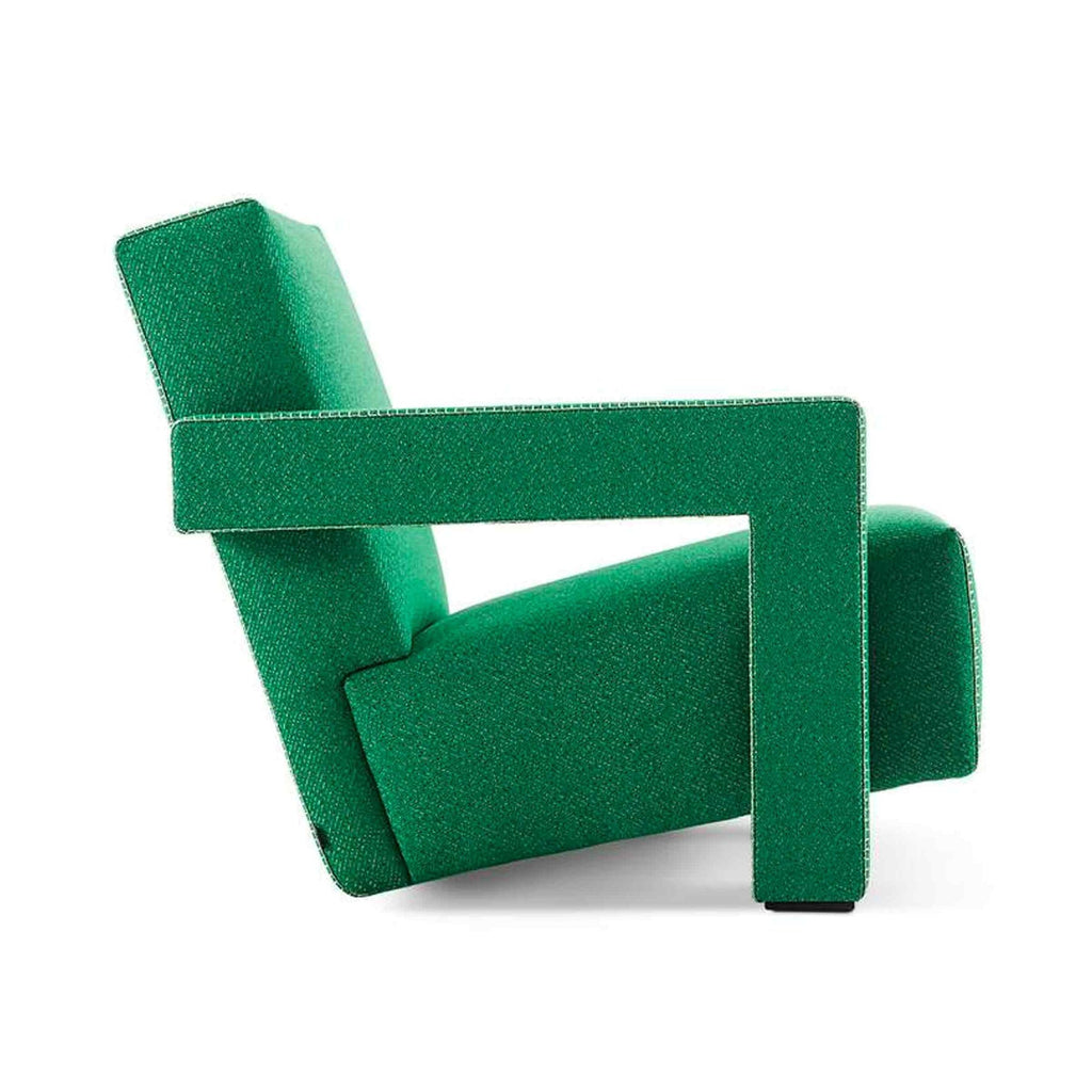 Fauteuil Utrecht de Gerrit Thomas Rietveld - Cassina-Rouge-The Woods Gallery