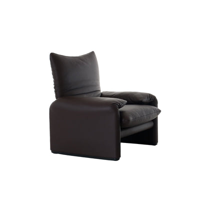 Fauteuil en Cuir Maralunga de Vico Magistretti - Cassina-The Woods Gallery