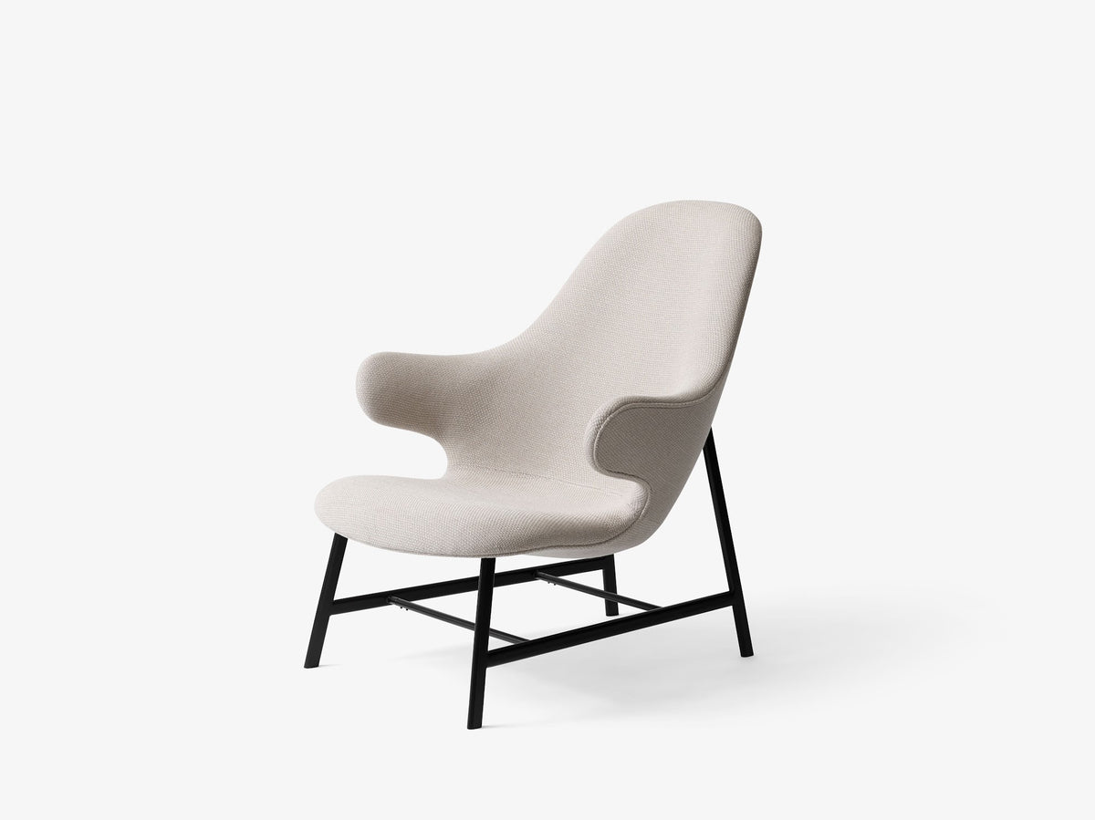 Fauteuil lounge Catch JH13 de Jaime Hayon - &amp;Tradition-Base tube plat-Tissu groupe 1-The Woods Gallery
