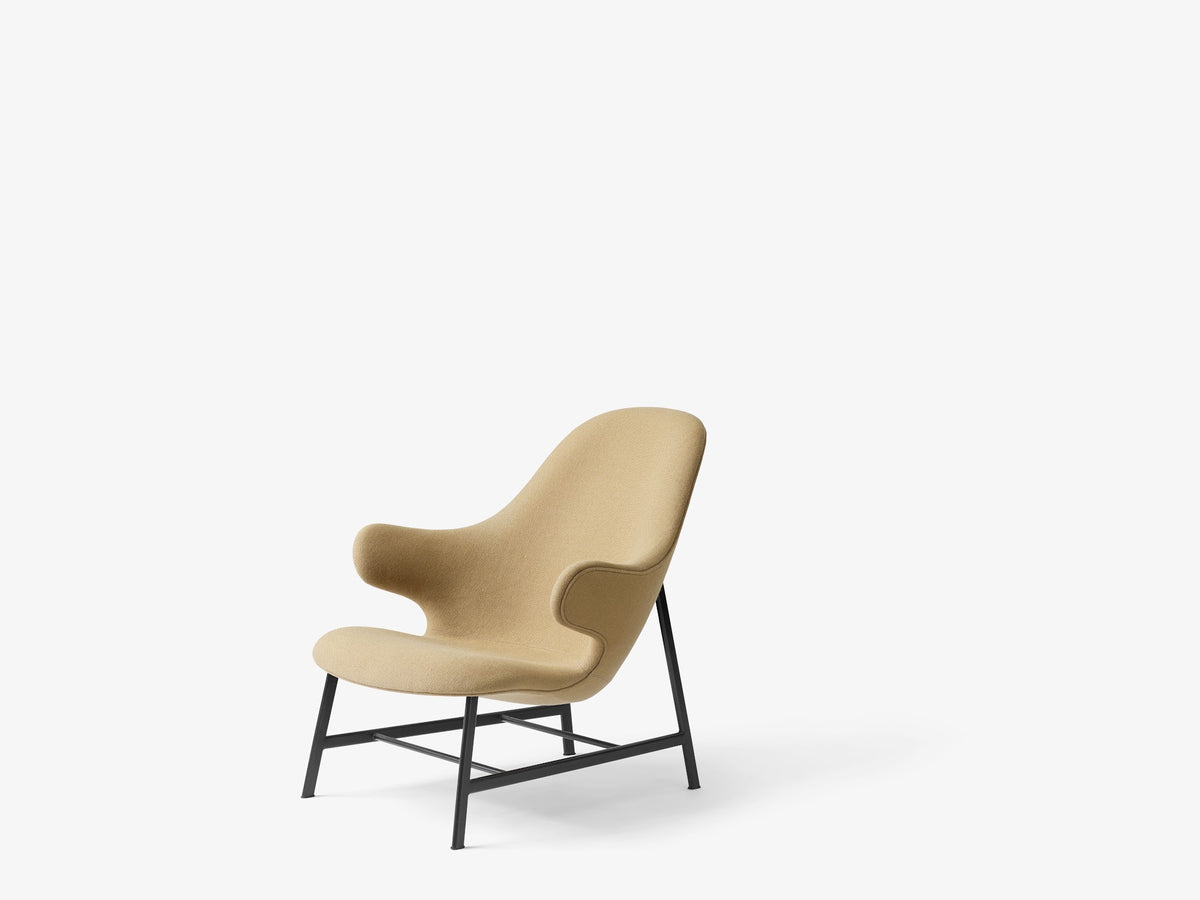 Fauteuil lounge Catch JH13 de Jaime Hayon - &amp;Tradition-Base tube plat-Tissu groupe 1-The Woods Gallery