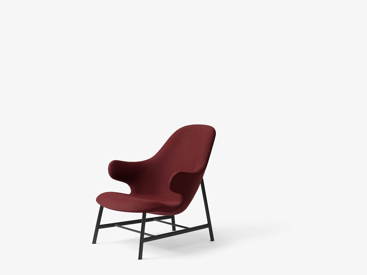 Fauteuil lounge Catch JH13 de Jaime Hayon - &amp;Tradition-Base tube plat-Tissu groupe 1-The Woods Gallery