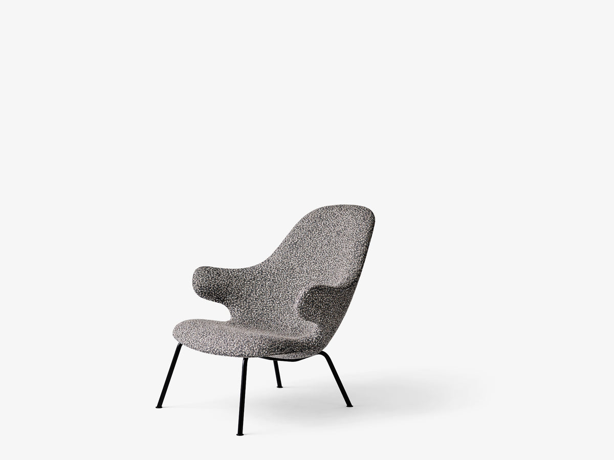 Fauteuil lounge Catch JH13 de Jaime Hayon - &amp;Tradition-Base tube plat-Tissu groupe 1-The Woods Gallery
