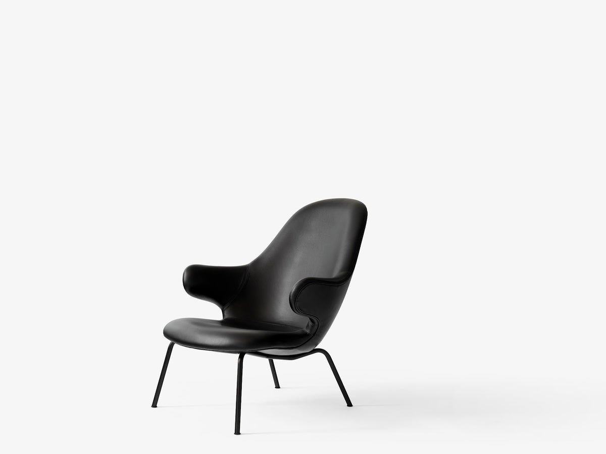 Fauteuil lounge Catch JH13 de Jaime Hayon - &amp;Tradition-Base tube rond-Tissu groupe 1-The Woods Gallery