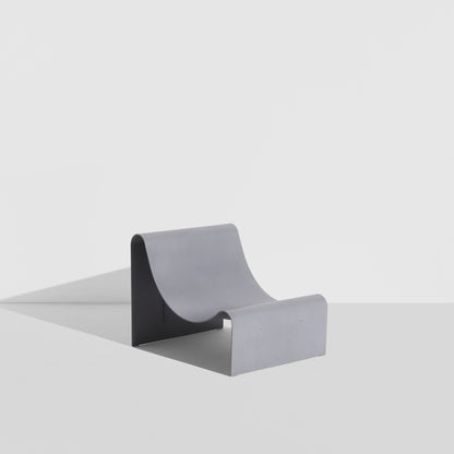 Fauteuil lounge Eclipse de Garnier &amp; Pingree - Petite Friture-Structure seule, Gris pierre-The Woods Gallery