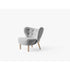 Fauteuil lounge Little Petra VB1 de Viggo Boesen - &Tradition-Chêne huilé-Tissu groupe 3-The Woods Gallery