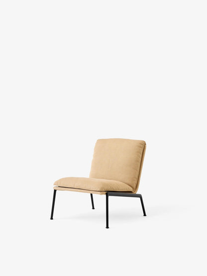 Fauteuil lounge Muno LN18 de Luca Nichetto - &amp;Tradition-Noir chaud-Tissu groupe 3-The Woods Gallery