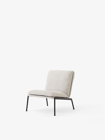 Fauteuil lounge Muno LN18 de Luca Nichetto - &amp;Tradition-Noir chaud-Tissu groupe 4-The Woods Gallery