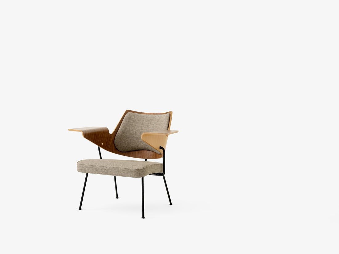 Fauteuil lounge RFH RD8 de Robin Day - &amp;Tradition-Tissu groupe 1-The Woods Gallery