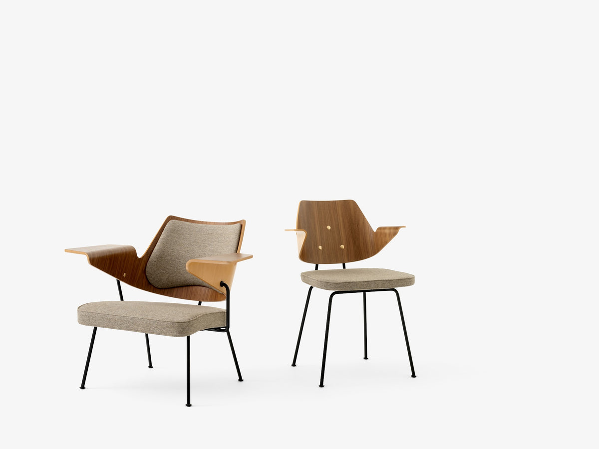 Fauteuil lounge RFH RD8 de Robin Day - &amp;Tradition-Tissu groupe 1-The Woods Gallery