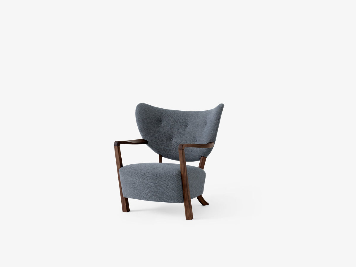 Fauteuil lounge Wulff ATD2 de Jørgen Wolff - &amp;Tradition-Chêne huilé-Tissu groupe 1-The Woods Gallery