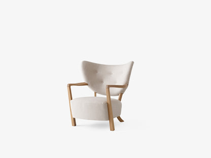 Fauteuil lounge Wulff ATD2 de Jørgen Wolff - &amp;Tradition-Chêne huilé-Tissu groupe 1-The Woods Gallery