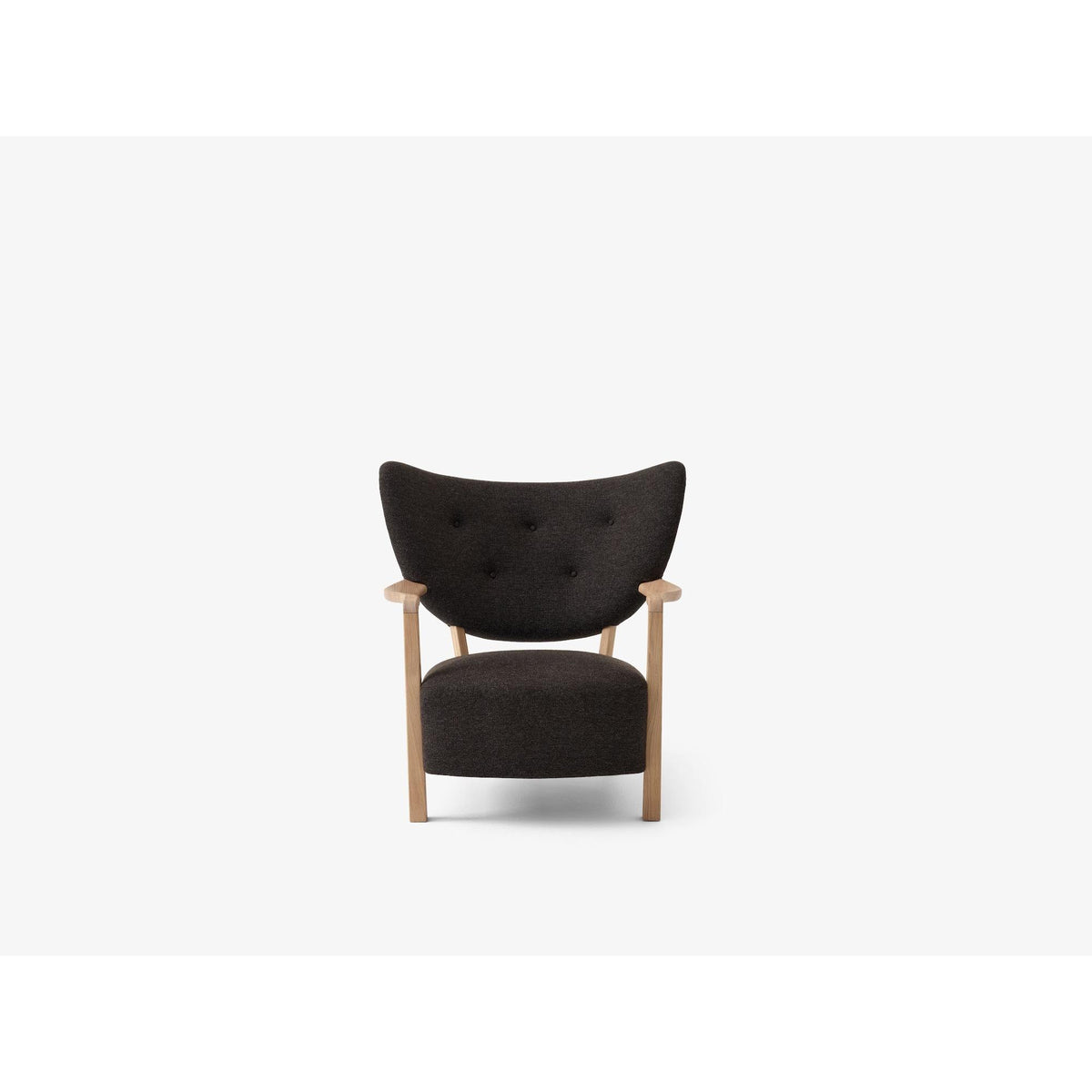 Fauteuil lounge Wulff ATD2 de Jørgen Wolff - &amp;Tradition-Chêne huilé-Tissu groupe 3-The Woods Gallery