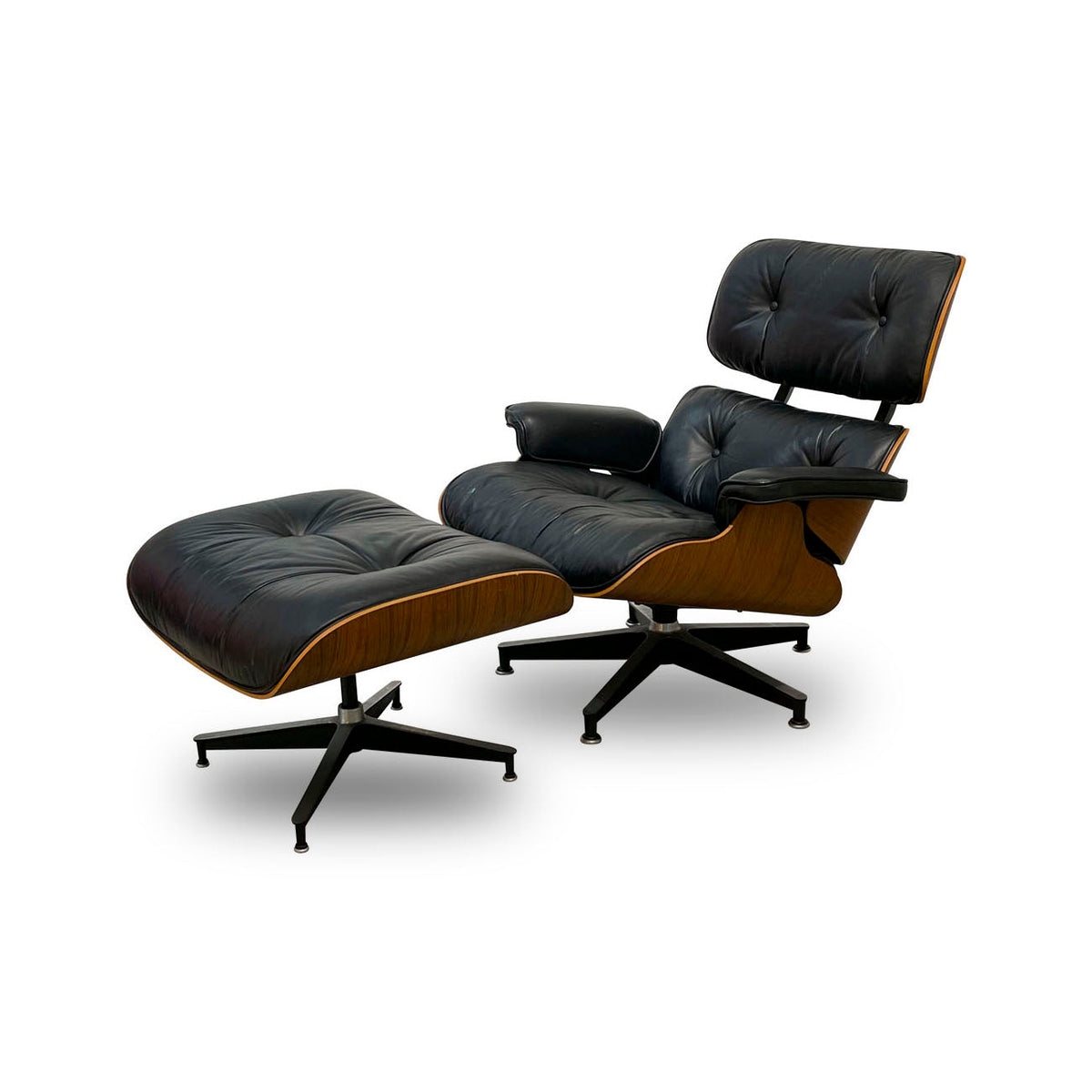 Fauteuil lounge chair de Charles &amp; Ray Eames - Herman Miller - Vintage circa 1980-The Woods Gallery