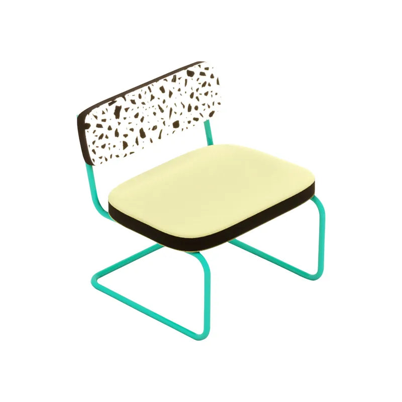 Fauteuil rembourré Super Lounge Chair tissu multicolore de Hello Again - Seletti-Terrazzo-The Woods Gallery