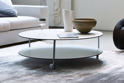 Table à roulettes Girò 635 de Anna Deplano - Zanotta, vue 3