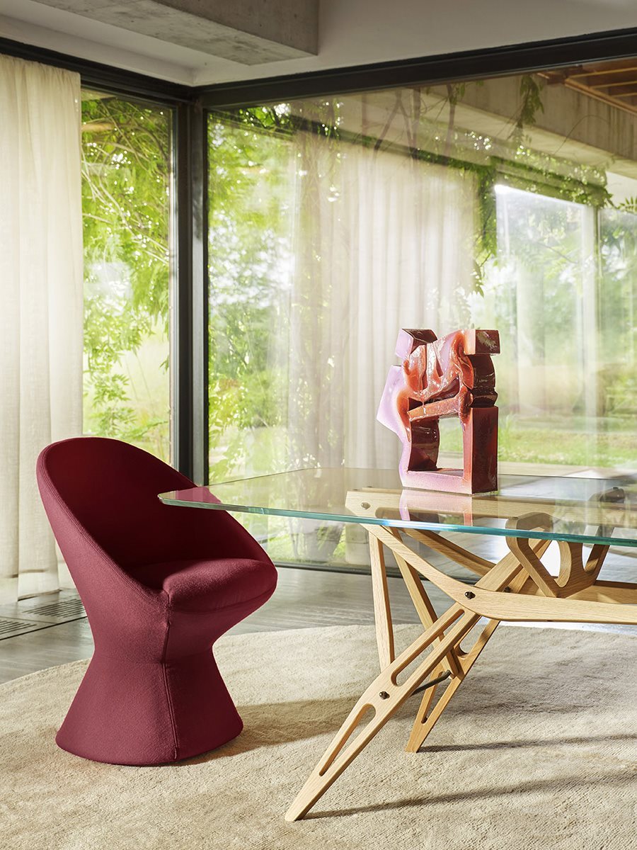 Fauteuil Giuno 2040 de Calvi Brambilla - Zanotta, vue 1