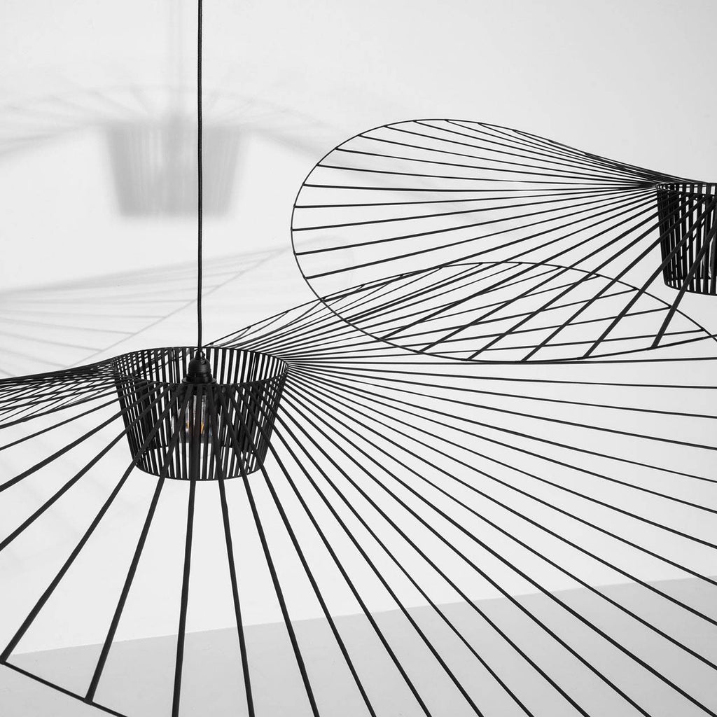 Grande Suspension Vertigo Ø200 cm de Constance Guisset - Petite Friture-Noir-The Woods Gallery